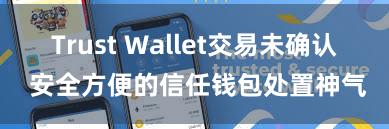 Trust Wallet交易未确认 安全方便的信任钱包处置神气